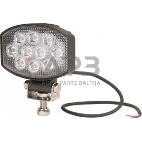 LED darbo žibintas ovalus 15W, 1900lm, 10/30V, 120x38x80mm, 10 LED LA10020