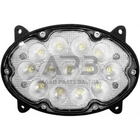 LED darbo žibintas ovalus 39W, 3500lm, 10/30V, 138x93x69mm, 13 LED LA10600