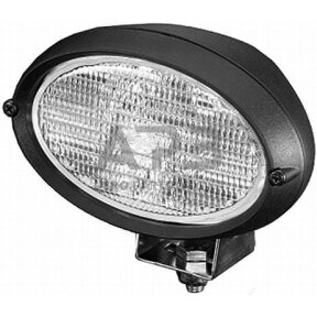 LED darbo žibintas ovalus Halogen, 55W, 1150lm, 12/24V, 160x78x128mm Hella 1GA996161121