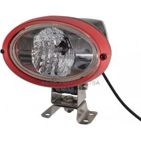 LED darbo žibintas ovalus Xenon, 42W, 12V, 160x134x166mm Hella 1GA996461311