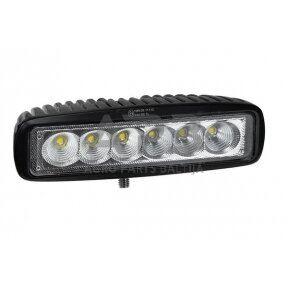 LED darbo žibintas stačiakampis 3W, 1350lm, 12/24V, 50x60x160mm, 6 LED , Vapormatic VLC6138