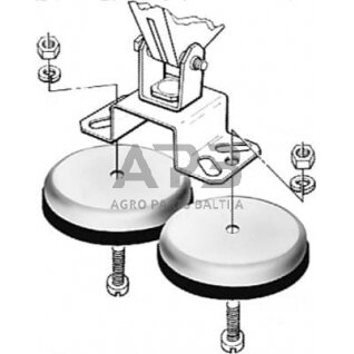 LED darbinio žibinto magnetinė plokštelė Hella 8HG004806001 3