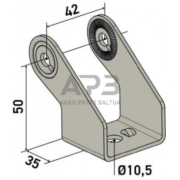 LED darbinio žibinto laikiklis Hella 9XD990298031 1