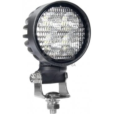 LED darbo žibintas apvalus 40W, 4000lm, 10/30 V, 84x126x71.8mm, 4 LED, LA10550