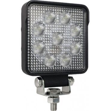 LED darbo žibintas kvadratinis 15W, 1710lm,10/30V, 129x40x100mm, 9 LED  gopart LA15032 3