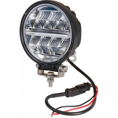 LED darbo žibintas apvalus 24W, 2272lm, 9-36V, Ø 128mm 16 LED LA10097