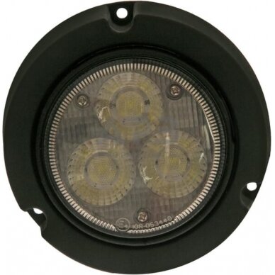 LED darbo žibintas apvalus 36W, 4000lm, 10-30V, Ø 119mm, 3 LED LA10415 4