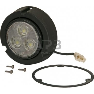 LED darbo žibintas apvalus 36W, 4000lm, 10-30V, Ø 119mm, 3 LED LA10415