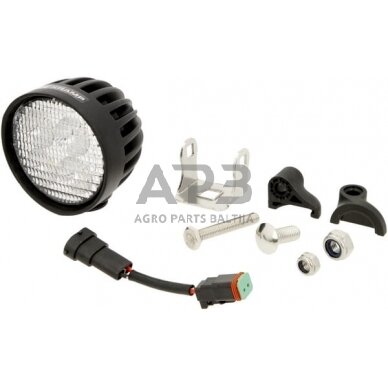 LED darbo žibintas apvalus 40W, 4000lm, 10/30 V, 84x126x71.8mm, 4 LED, LA10551SP 3