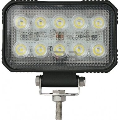 LED darbo žibintas stačiakampis 15W, 1900lm, 10/30V, 150x37x100mm, 10 LED, LA10022