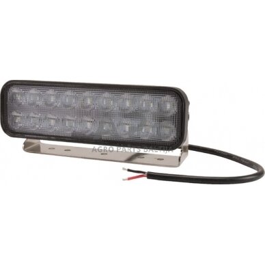 LED darbo žibintas stačiakampis 54W, 3960lm, 10/30V, 180x55x38mm, LA10049