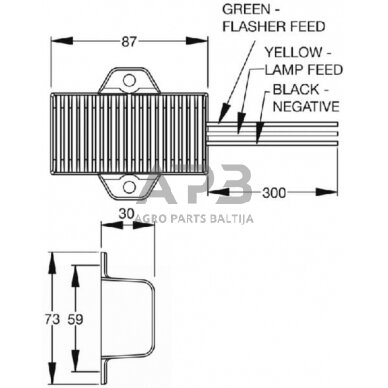 LED Priekabos žibintų valdymo blokas 12V Britax E071012V 1