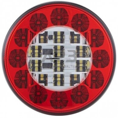 LED priešrūkinis žibintas 10/30V, Ø122mm, 24 LED Hella 2NR357027051 1