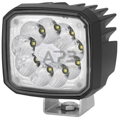 LED darbo žibintas kvadratinis 2000lm, 12/24V, 100x85mm 9 LED, Hella 1GA995506031 5