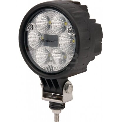 LED darbo žibintas apvalus 24W, 1500lm, 10/30V, Ø 117mm 6 LED LA10007