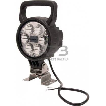 LED darbo žibintas apvalus 25W, 2000lm, 10/30V, Ø 117mm, 6 LED LA10016