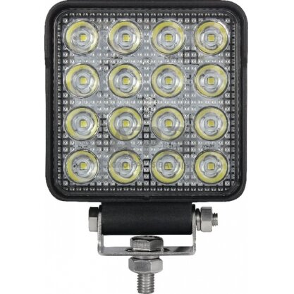 LED darbo žibintas kvadratinis 25W, 3040lm, 10/30V, 108x48x108mm, 16 LED LA10024