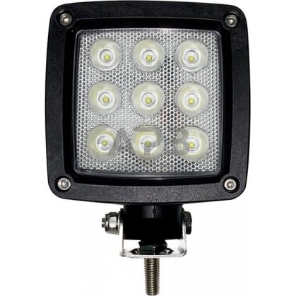 LED darbo žibintas kvadratinis 27W, 3000lm, 10/30V, 9 LED LA10555