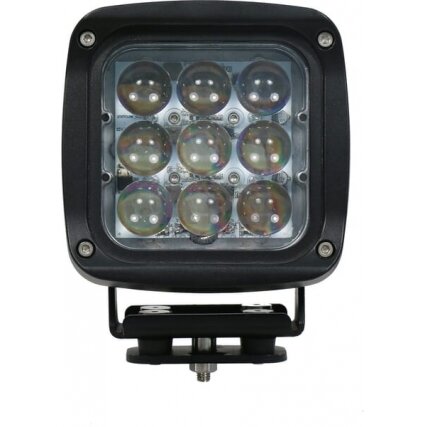 LED darbo žibintas kvadratinis 45W, 4050lm, 12/24V, 126x151x95mm 9 LED LA10617 1