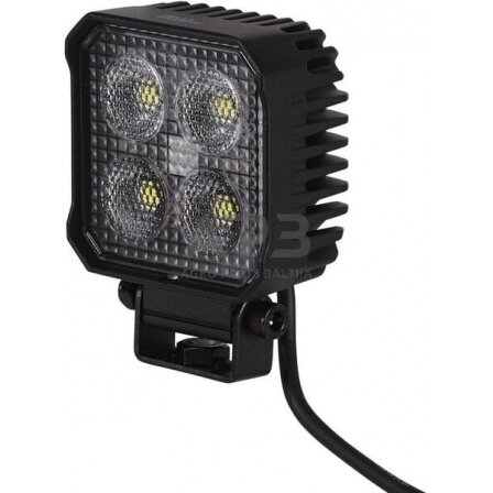 LED darbo žibintas kvadratinis 4 LED, 1700lm 12/24V, Hella 1GA357110002