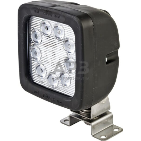 LED darbo žibintas kvadratinis 1300lm, 12/35V, 101x147mm, 9 LED 1400630683