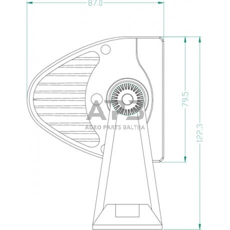 LED Bar žibintas 72W, 6120lm, 12/24V, balta, 351.6x79.5mm, 24 LED LA10308 6