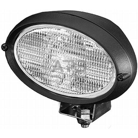 LED darbo žibintas ovalus Halogen, 55W, 1150lm, 12/24V, 160x78x128mm Hella 1GA996161121 1