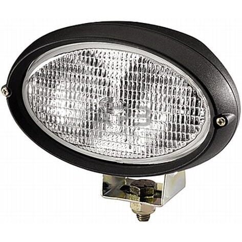 LED darbo žibintas ovalus Halogen, 55W, 12V, 160x78x128mm Hella 1GA996161291 5