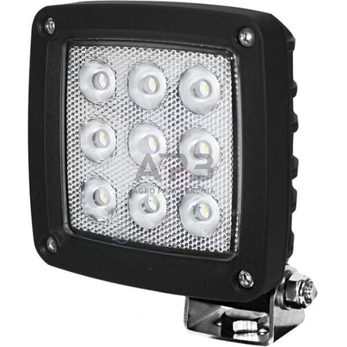 LED darbo žibintas kvadratinis 27W, 3000lm, 10/30V, 9 LED LA10555 2