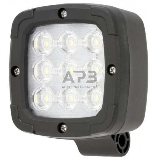 LED darbo žibintas kvadratinis 15W, 1800lm, 12-55V, 123x74x100mm, 9 LED  LA10099 3