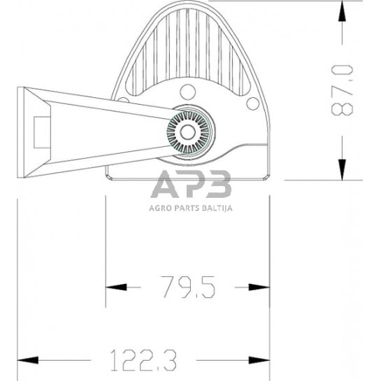 LED Bar žibintas 180W, 15300lm, 12/24V, balta, 825.5x79.5mm, 60 LED LA10309 5