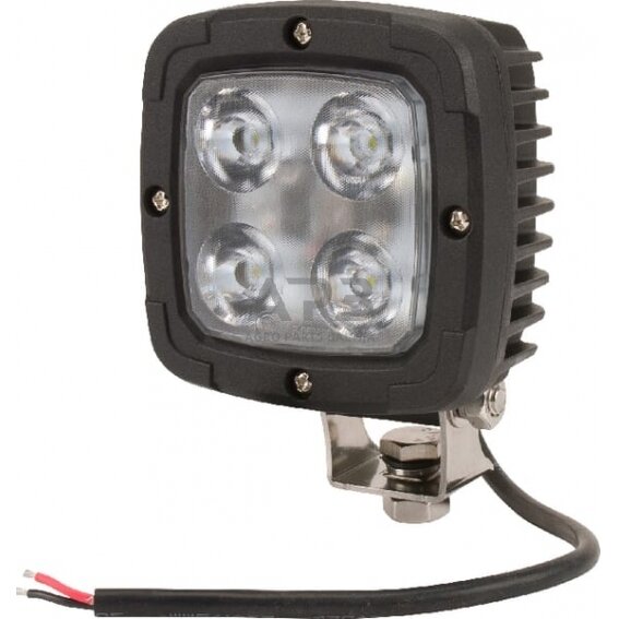 LED darbo žibintas kvadratinis 40W, 4000lm, 10-30V, 110x63.4x98.5mm, LA10045