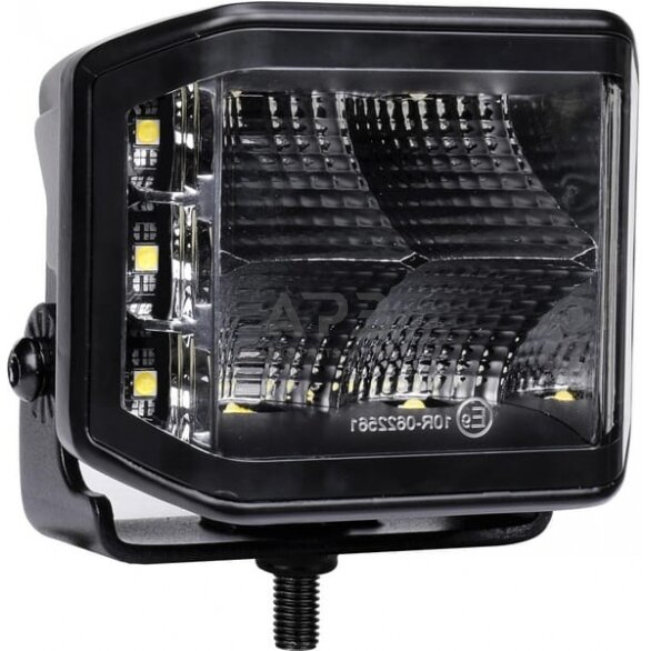 LED darbo žibintas kvadratinis 70W, 5060lm,  12/24V, 53.7x75.5x32.3mm 10 LED LA10613 2