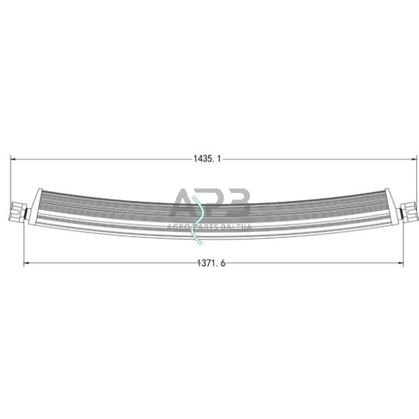 LED Bar žibintas 300W, 25500lm, 12/24V, balta, 1371.6x79.5mm, 100 LED LA10310 6