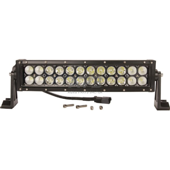 LED Bar žibintas 72W, 6120lm, 12/24V, balta, 351.6x79.5mm, 24 LED LA10308