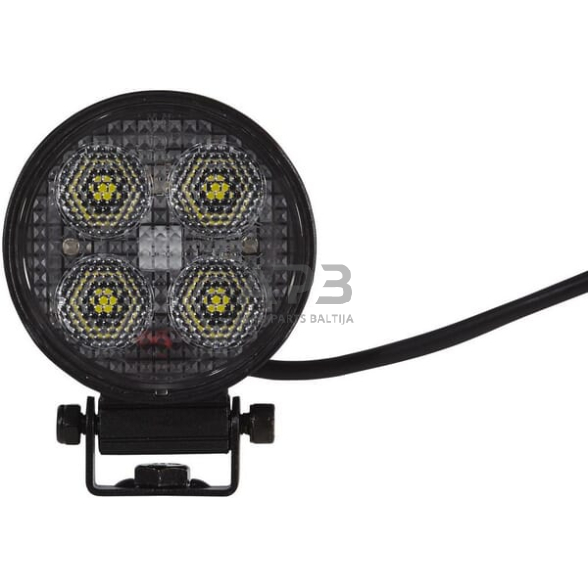 LED darbo žibintas apvalus 4 LED, 1700lm 12/24V, Hella 1G0357111002 1