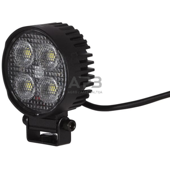 LED darbo žibintas apvalus 4 LED, 1700lm 12/24V, Hella 1G0357111002