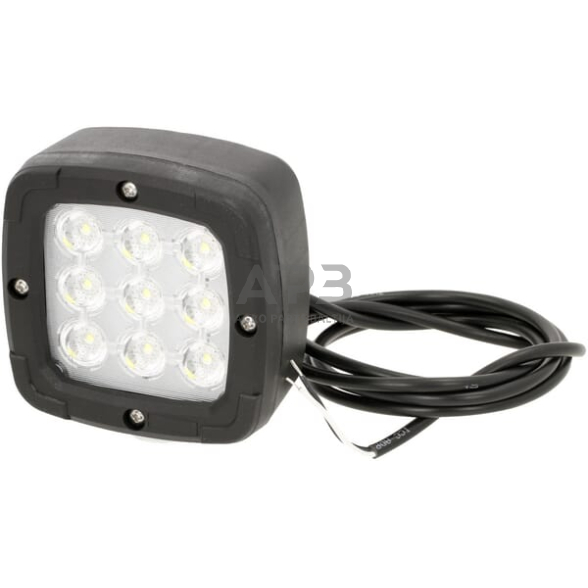 LED darbo žibintas kvadratinis 15W, 1800lm, 12-36V, 123x74x100mm,  9 LED LA10098 3