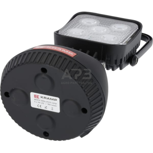 LED darbo žibintas kvadratinis 15W, 900lm, 11-36V, 192.5x115x, 5 LED LA80001 6