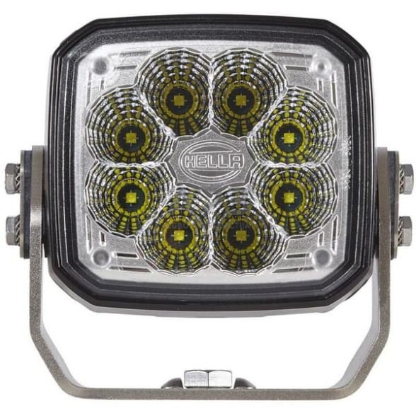 LED darbo žibintas kvadratinis 4000lm, 12/24V, 8 LED's, Hella 1GA995606081 1