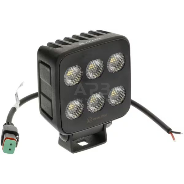 LED darbo žibintas kvadratinis 60W, 6600lm, 12/24V, 92x109.5x51.1mm 12 LED LA10830