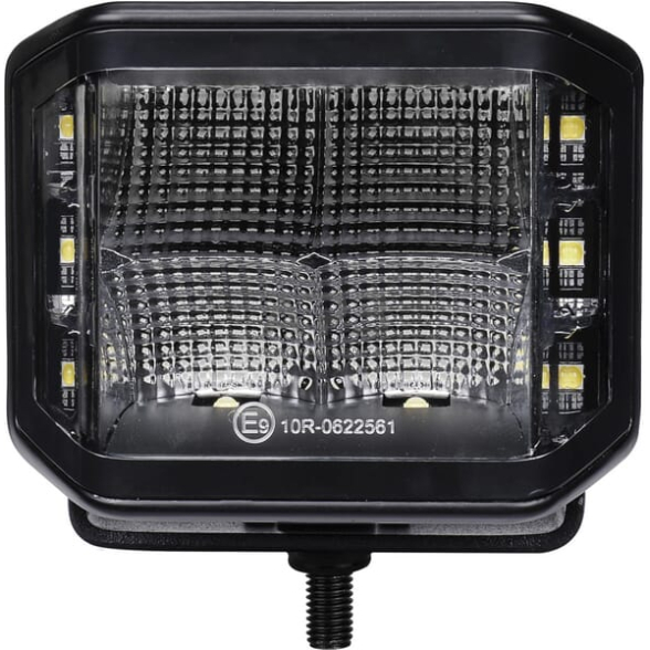 LED darbo žibintas kvadratinis 70W, 5060lm,  12/24V, 53.7x75.5x32.3mm 10 LED LA10613 1