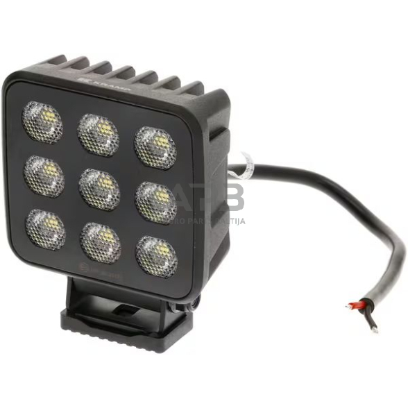 LED darbo žibintas kvadratinis 90W, 6800lm, 12/24V, 108x120.7x52.7mm 18 LED LA10833