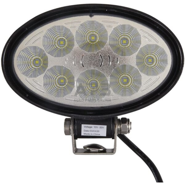 LED darbo žibintas ovalus 1200lm, 12/24V, 65x120mm, 8 LED Hella 1GA357001001 1