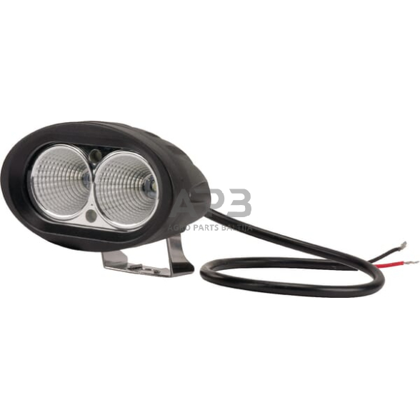 LED darbo žibintas ovalus 20W, 1800lm, oval, 10/30V, 96x72x79mm, 2 LED gopart LA15006