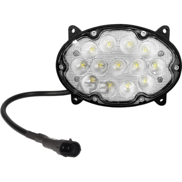 LED darbo žibintas ovalus 39W, 3500lm, 10/30V, 138x93x69mm, 13 LED LA10600 1