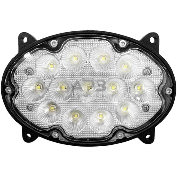 LED darbo žibintas ovalus 39W, 3500lm, 10/30V, 138x93x69mm, 13 LED LA10600