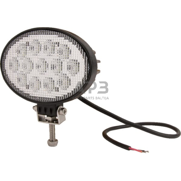 LED darbo žibintas ovalus 39W, 3510lm, 10/30V, 144x69.4x98mm, 13 LED LA10039