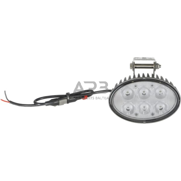 LED darbo žibintas ovalus 60W, 6000lm, 12-60V, 154x105x70mm LA10525 1