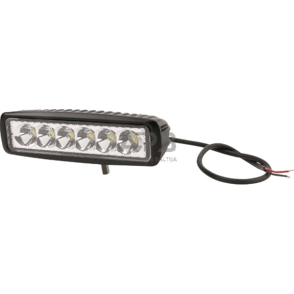 LED darbo žibintas stačiakampis 18W, 1440lm, 10/30V, 159.8x63mm, 6 LED gopart LA15026